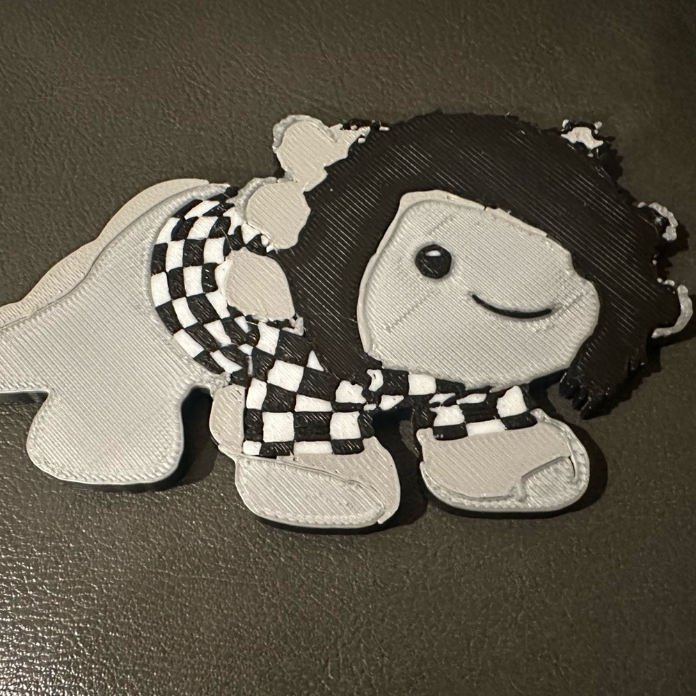 Emo Axolotl 3D Print Decor